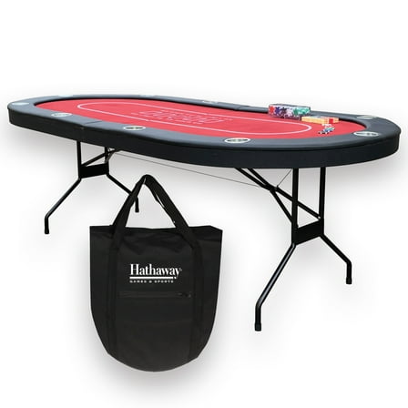 Hathaway Fourth Street Folding Texas Holdem' Table