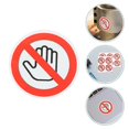 thumbnail image 4 of 40pcs Do Not Touch Warning Stickers Do Not Use Hand Sign Decals Self-Adhesive Safety Signs For Machinery Ideal For Factories Labs Workshops, 4 of 4