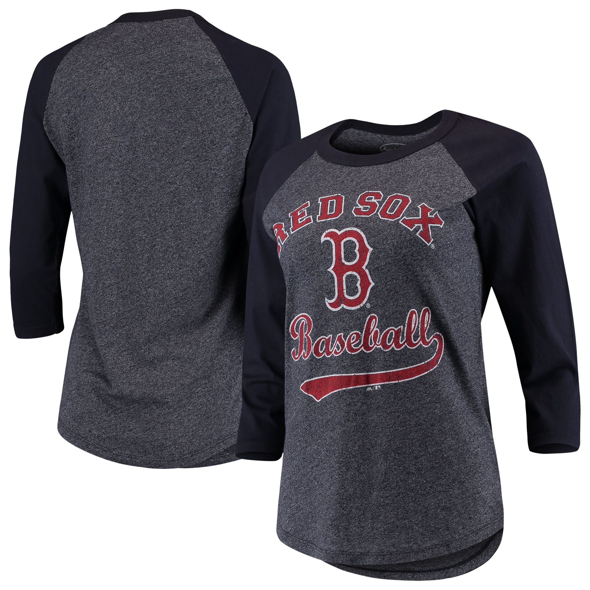 Navy Boston Red Sox Baseball Raglan Sleeve T-Shirt Bahrain Ubuy