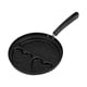 thumbnail image 5 of Sartén para huevos Sartén para panqueques Pequeña de acero inoxidable Sonrisa creativa en forma de cara Sartenes Sartén antiadherente para crepes para, 5 of 9