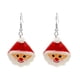 thumbnail image 1 of Pendientes para mujer, regalos para mujer, pendientes navideños de Papá Noel con aceite de colores, pendientes de muñeco de nieve, 1 of 2