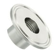 thumbnail image 4 of 2 Inch TC Tri Clamps Adaptor Tri-Clover Fittings to NPT 1/2" Female Thread Adaptor 304 Stainless Steel, 4 of 5