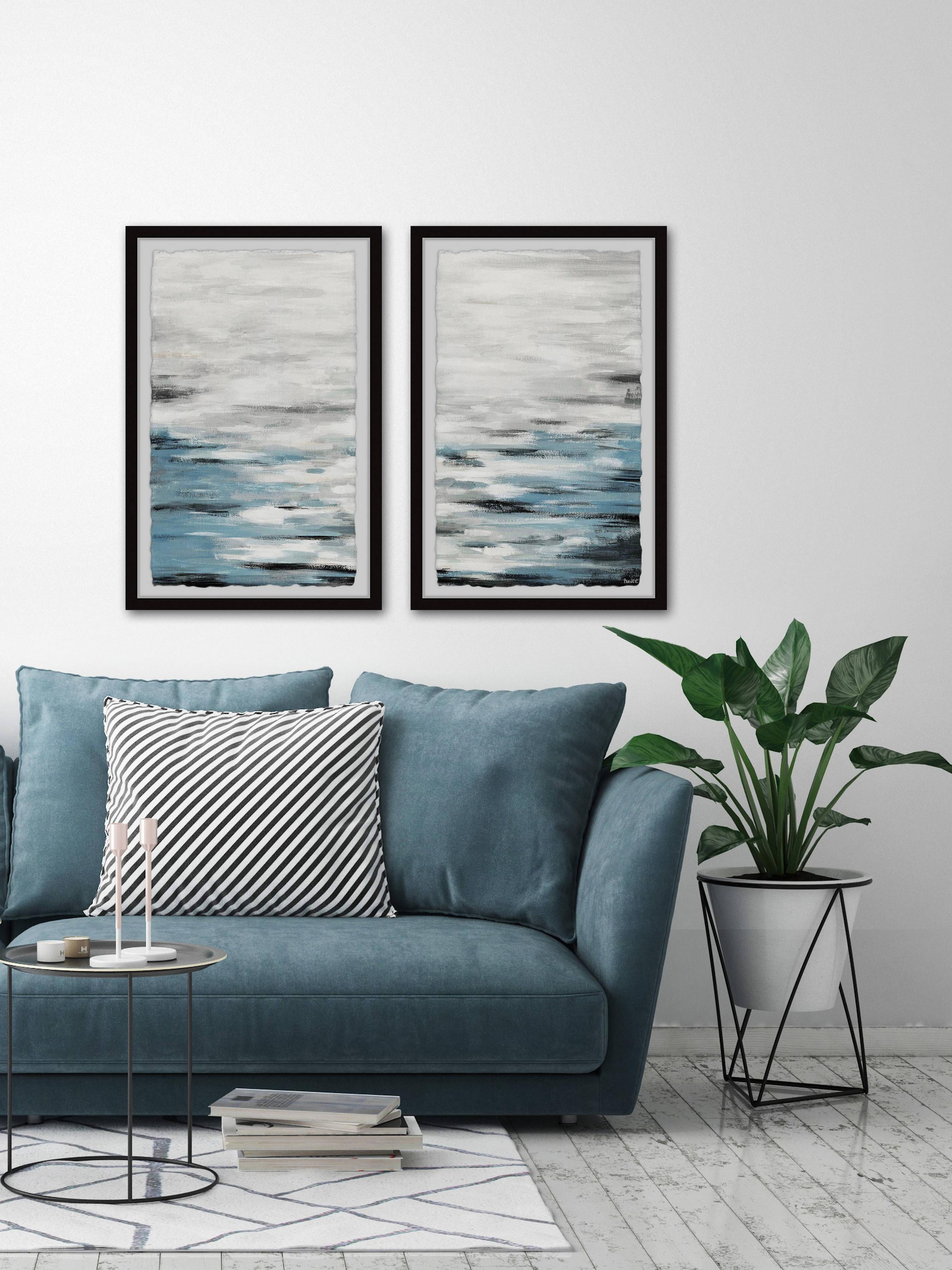 Reflective Sea Diptych
