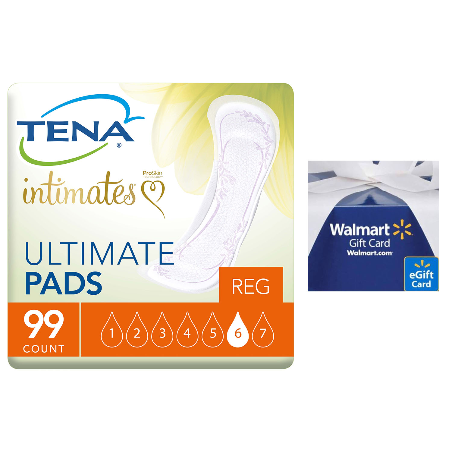 Free 5 eGift Card Tena intimates women’s incontinence pads, ultimate