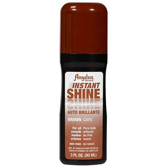 Angelus Instant Shine Smooth Leather Brown 3 Oz.