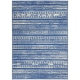 thumbnail image 3 of Nourison Whimsicle Bohemian Eclectic Light Blue Ivory 5' x 7' Area Rug, (5' x 7'), 3 of 9