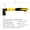 Yellow and black-long ground hammer-eagle beak, variant on Outdoor Multi-Function Stake Hammer, Heat-Treated Household Striking & Nail Puller-Pumpkin Orange Mini Nail Hammer Chickbeak Type
