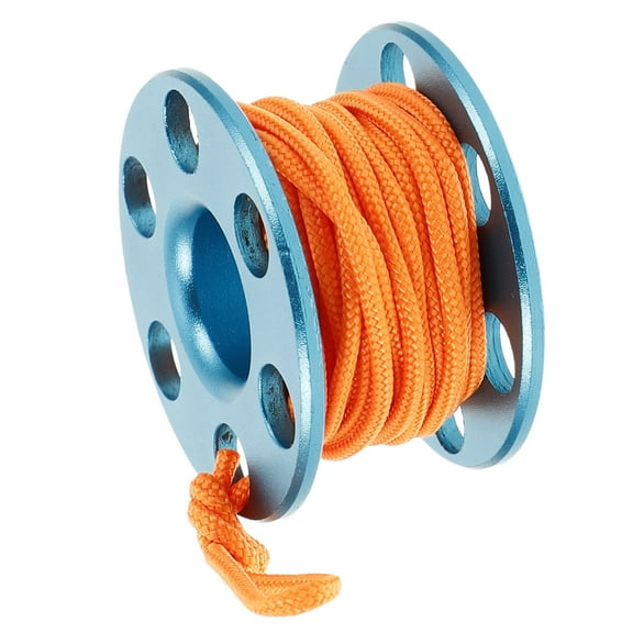 SOPOTUTU Portable Scuba Diving Finger Reel Glow in The Dark Compact Spool