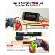 Switch 2 Controller,Beboncool 2 Pack Wireless Switch Pro Controller for Switch/Switch 2/Lite/Oled /PC/Android