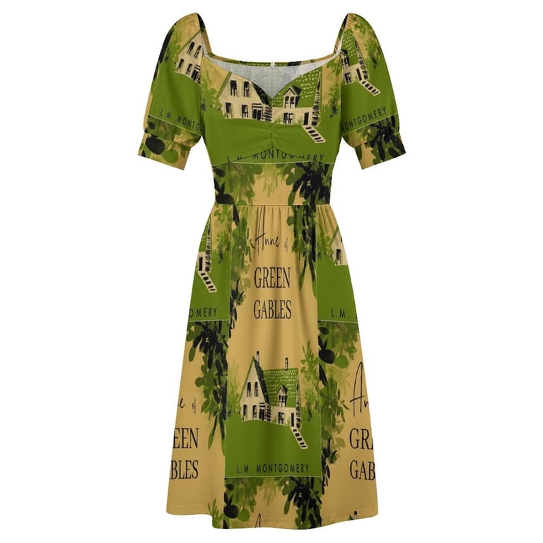 Anne of Green Gables Children's Book Cover Sleeveless Dress Aesthetic  clothing - Walmart.com