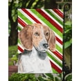 thumbnail image 3 of Carolines Treasures SC9621GF English Foxhound Candy Cane Christmas Flag Garden Size, 3 of 3
