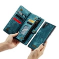 thumbnail image 3 of Case for Samsung Galaxy Note 10 Wallet Cover Trifold with Tpu Pc Handmade Leather Zipper Detachable Card Holder Strong Magnetic, 3 of 5