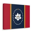 thumbnail image 2 of Mississippi State Flag Canvas Vibrant Wall Art Unframed Home Decor, 2 of 13