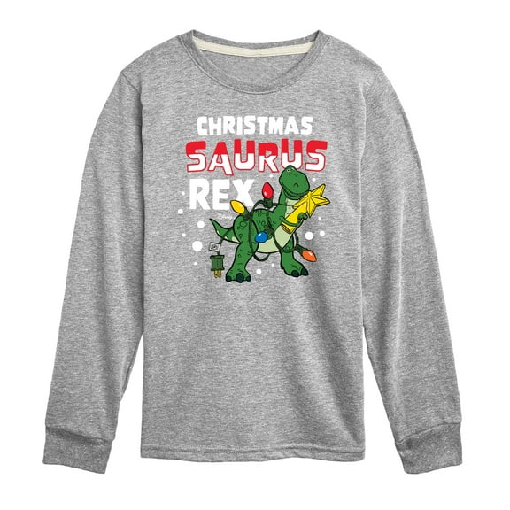 Toy Story - Christmas Saurus Rex - Toddler And Youth Long Sleeve Graphic T-Shirt