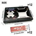 thumbnail image 7 of Movie Night Supplies(24pcs)-Neon Style Movie Night Snack Trays*12+Popcorn Buckets*12,Kid's Birthday Party,Game Night,Movie Night Snack Trays with Popcorn Bags. (Neon), 7 of 7