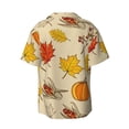 thumbnail image 4 of Goofa Rustic Harvest Time Printed Men's Casual Short-sleeved Shirt,Lightweight Breathable Button-down,Summer Casual men's top,Versatile Fashion shirt-3X-Large, 4 of 7