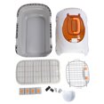 thumbnail image 2 of Plastic Dog Crate, Hard Shell Portable Pet Travel Carrier Comfortable  for Outdoors Trip, 2 of 7
