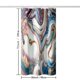 thumbnail image 1 of 1pc Luxury Gray Golden Marble Shower Curtain Set - Waterproof, Washable, and Standard Size for Bathtub - Includes 12 Plastic Hooks, 1 of 5