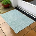 thumbnail image 6 of Addison Rugs Chantille Indoor/Outdoor Transitional Stripes Turquoise Washable Rectangle Rug, 1'8" x 2'6", 6 of 6