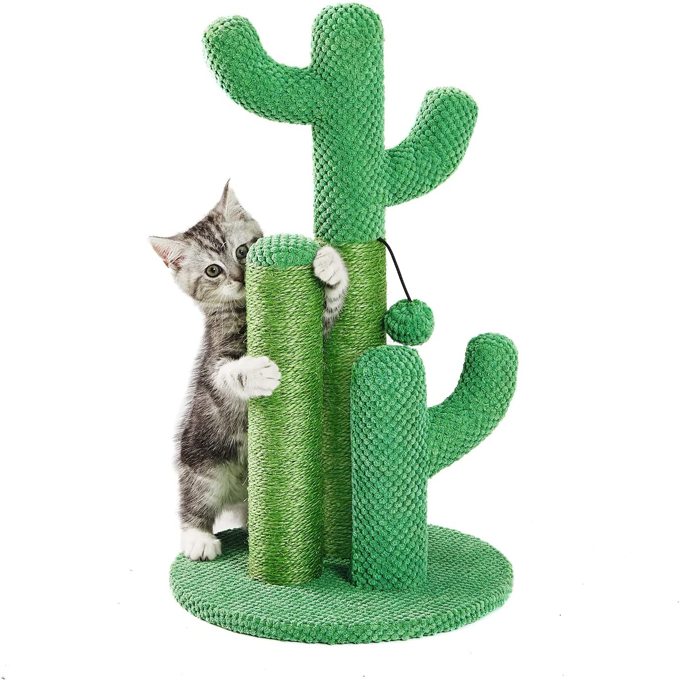 Play Towers & Trees Kilodor Cactus Cat Scratching Post Kitten Sisal