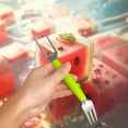 thumbnail image 4 of Dvkptbk Two In One Stainless Steel Fruit Knife New Watermelon Fork Slicing Tool Double Headed Fruit Fork - Kitchen Gadgets, 4 of 6