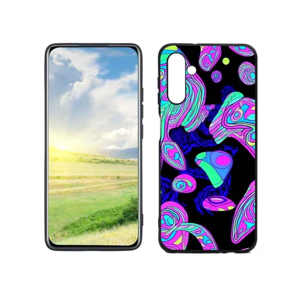 Compatible with Samsung Galaxy A13 5G Phone Case, Psychedelic-Trippy-Alien-Art-Visuals-Colours29 Case Men Women, Flexible Silicone Shockproof Case for Samsung Galaxy A13 5G