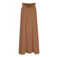 thumbnail image 3 of ZZwxWA Nightgown for Women Sleeveless Sleepwear Lightweight Racerback Sleep Shirt Pleated V Neck Night Dress Short Chemise, 3 of 5