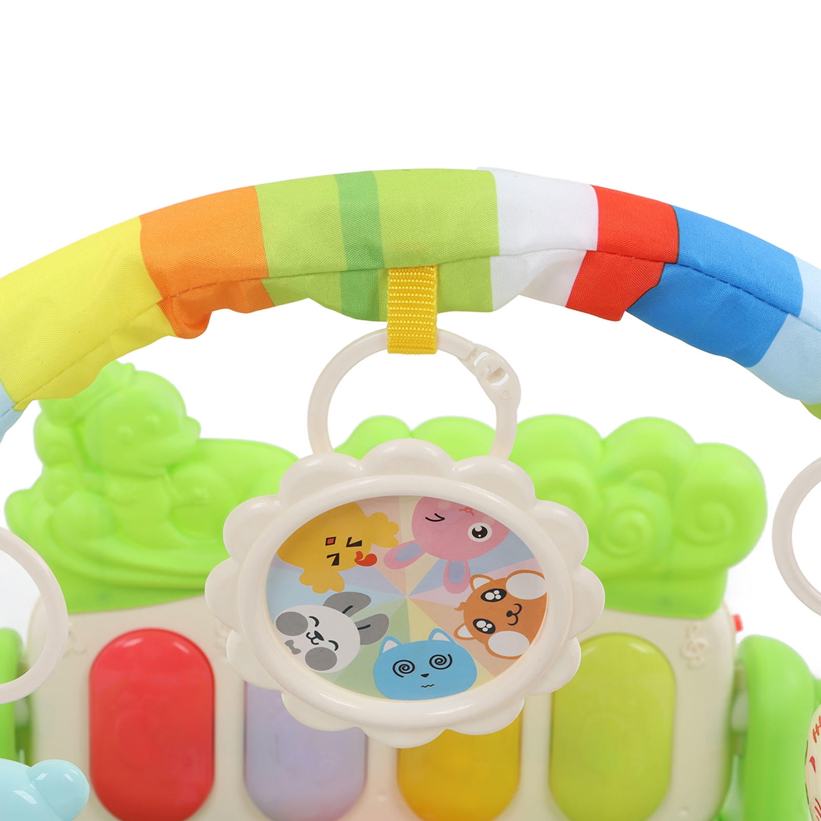 LAZIOEGR Baby Kick‑Play Piano Gym Mat – Soft, Removable, Music & Light‑Infused Infant Activity Pad for Crawling & Sensory Development