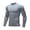 Light Gray, variant on Long Sleeve Compression Shirts for Men, Quick Dry Crew Neck Athletic T Shirts, Base Layer Tops for Gym Running Sports