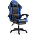 thumbnail image 2 of BUPPLEE Ergonomic Adjustable PVC Game Desk Chair, 360° Swivel & 90°-135° Recline, Height Adjustable Office Chair for Home, Red, Blue, Black, White, 2 of 11