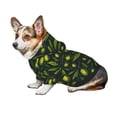 thumbnail image 7 of Haiem Green Branch Olive for Winter Dog Hoodie Sweatshirts with Pockets Warm Dog Clothes for Small Dogs Chihuahua-X-Large, 7 of 7