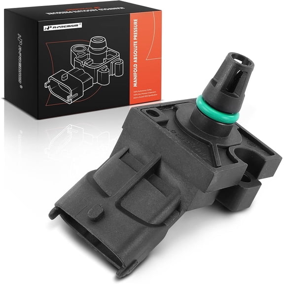 A-Premium Manifold Pressure (MAP) Sensor [4 Pins] Compatible with Volvo XC60 2010-2024, S60 2011-2024, XC70 2007-2016, S80 2006-2016, C70 2006-2013, V60 2013-2024, C30 2007-2013, S40, V50, V40, V70