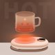 thumbnail image 5 of Calentador de taza de , 2 ajustes de temperatura, té, agua, cacao, sopa, leche, posavasos caliente, temperatura, difusor de aceite esencial para u Rosado Soledad Calentador de taza de café, 5 of 10