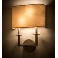 thumbnail image 3 of Meyda Tiffany 182637 Lys 2 Light 17" Tall Wall Sconce - Silver, 3 of 3