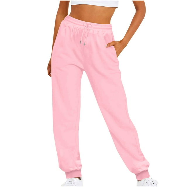 Erwazi Sweatpants for Women with Pockets Drawstring Baggy Athletic Jogger Pant