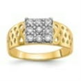 thumbnail image 2 of Auriga Fine Jewelry 10K Yellow Gold CZ Ring for Women Size- 1.5, 2 of 5