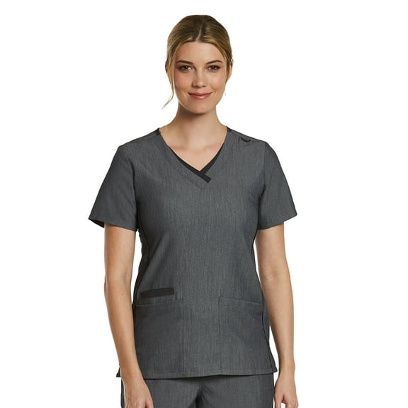 Maevn MATRIX PRO Women's Contrast Double V-Net Scrub Top [XXS - 3XL, FREE SHIPPING]