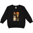 thumbnail image 2 of Inktastic Adorable Halloween Witch Vampire Ghost Pumpkin Kids Toddler Sweatshirt, 2 of 4