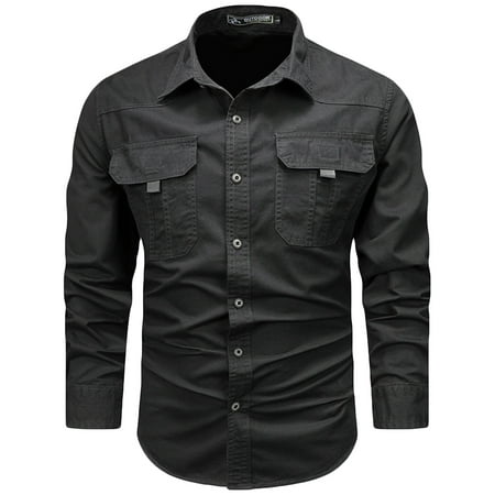 Dovford Men s Long Sleeve Hiking Shirt Lightweight Quick Dry Sun Protection Fishing Shirt Outdoor Hunting Travel Camouflage Shirt