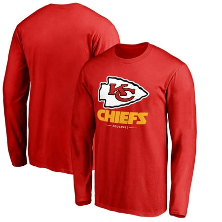 Kansas City Chiefs Jersey - Kansas City Chiefs NFL Pro Line by Fanatics Branded Team Lockup Long Sleeve T-Shirt - Red