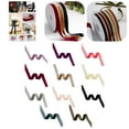 thumbnail image 4 of 9mm Velvet Ribbon Handmade Wedding Party Decoration Ribbon For Gift Wrapping Purple, 4 of 4