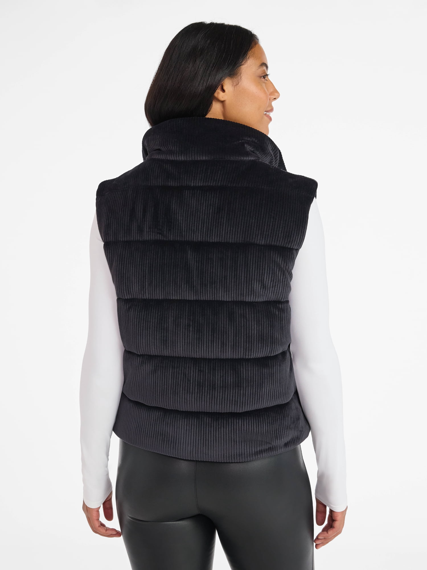 Avia Women's and Women's Plus Velour Ribbed Vest, Sizes XS-4X