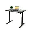 thumbnail image 2 of Seville Classics Airlift 47" S2 Electric Height Adjustable Standing Desk Home & Office, Black/Black, 2 of 9