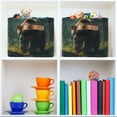 thumbnail image 6 of Ryvnso Bear in Forest Storage Basket Large Bin Foldable Boxes Toys Organizer 14.2x10.2x8.3in 2 PCs, 6 of 8