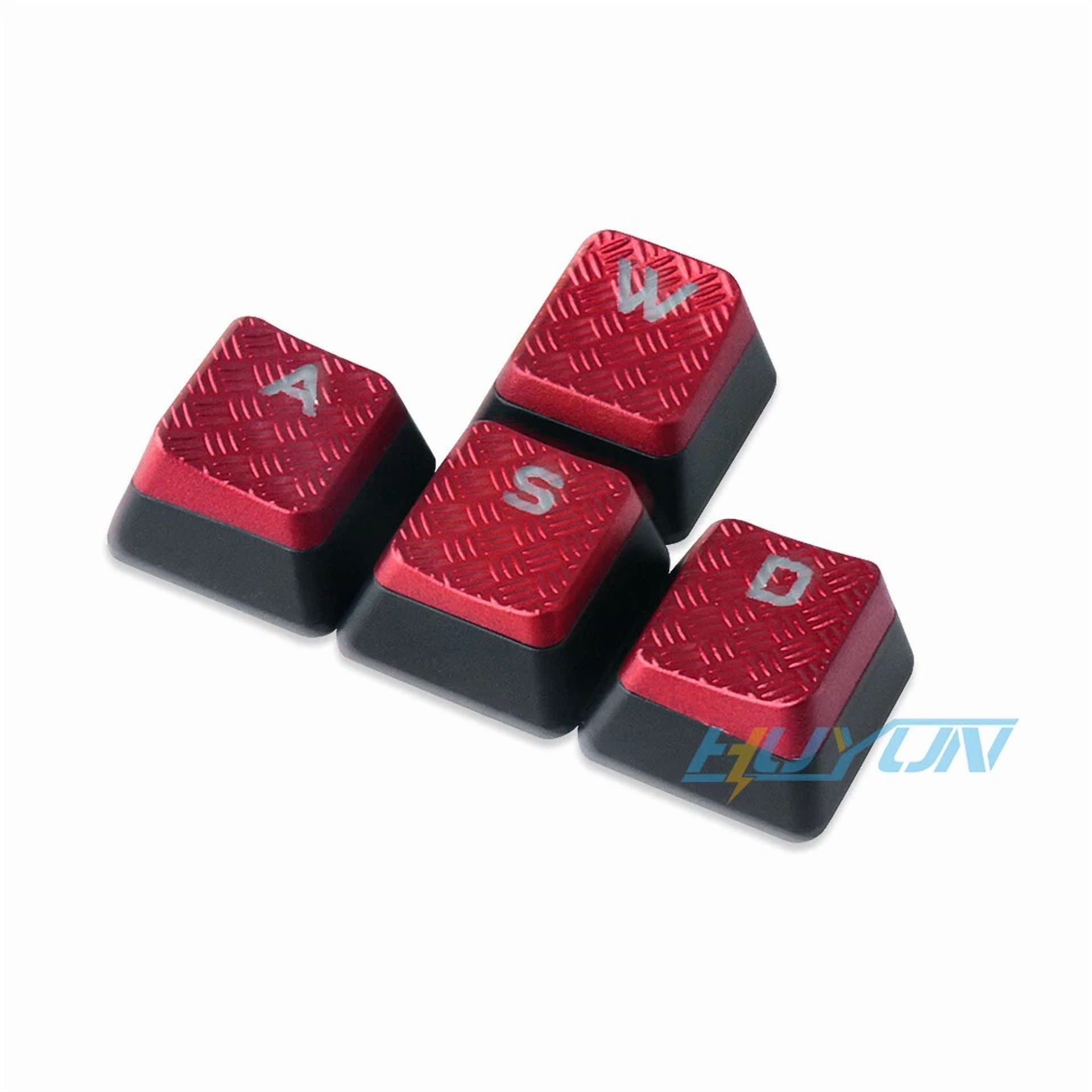 CIRCLE- 10Pcs Cherry Mx Red Texture Keycaps For Corsair Logitech &Razer Keyboards Us Stk