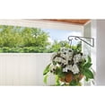 thumbnail image 1 of Soporte de pared Plant Hook LIVING ACCENTS, acero negro, 23 x 23 cm, 1 of 2