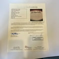 Bo Schembechler Signed Football JSA COA Michigan Wolverines RARE