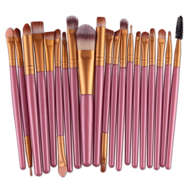 Juego de 20 brochas de maquillaje para base líquida