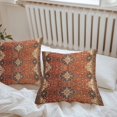 thumbnail image 6 of Throw Pillow Covers 26x26 Inch Set of 2, Brown Red Waterproof Outdoor Pillow Covers, Vintage Boho Ethnic Geometric Abstract Art Decorative Cushion Pillowcases for Couch, Sofa, Bed, Garden, Patio, 6 of 9