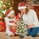 thumbnail image 5 of Árbol de Navidad blanco con luces LED integradas | Decoración navideña con temática de nieve para escritorio y hogar | 3 tamaños disponibles, 5 of 5